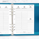2026 A5 size Week On Two Pages Diary with Appointments organiser refill | Fountain pen friendly