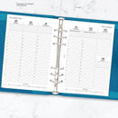 2026 A5 size Week On Two Pages Diary with Appointments organiser refill | Fountain pen friendly
