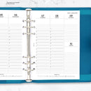 2027 A5 size week on two pages appointments diary organiser refill insert | Filofax A5 COMPATIBLE | 148 x 210mm