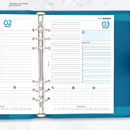 Academic 2026-2027 A5 size Workday planner organiser refill insert | Filofax A5 COMPATIBLE | 148 x 210mm