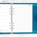 2027 A5 size week on one page diary & lined notes organiser refill insert | Filofax A5 COMPATIBLE | 148 x 210mm