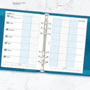 Academic 2026-2027 A5 size Family life planner organiser refill insert | Filofax A5 COMPATIBLE | 148 x 210mm