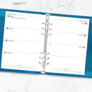 2027 A5 size week on two pages diary organiser refill insert | Filofax A5 COMPATIBLE | 148 x 210mm