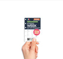 Academic 2026-2027 Pocket size Week on two pages diary organiser refill | Essential collection
