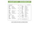 2027 Pocket size Week on two pages diary organiser refill | Essential collection