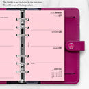 Academic 2026-2027 Week on two pages pink diary organiser refill insert | Filofax PERSONAL size COMPATIBLE | 95 x 171mm