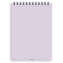A5 plain paper notepad | Spiral desk pad | Coloured and white paper