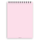 A5 plain paper notepad | Spiral desk pad | Coloured and white paper