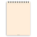 A5 plain paper notepad | Spiral desk pad | Coloured and white paper