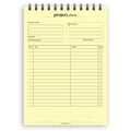 A5 project planner notepad | Spiral desk pad | Coloured and white paper