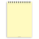 A5 plain paper notepad | Spiral desk pad | Coloured and white paper