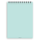 A5 plain paper notepad | Spiral desk pad | Coloured and white paper