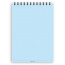 A5 dotted paper notepad | Spiral desk pad | Coloured and white paper