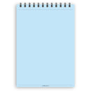 A5 plain paper notepad | Spiral desk pad | Coloured and white paper