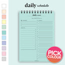 A5 daily schedule notepad 
