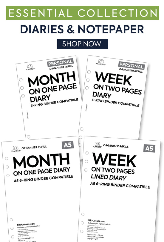 Filofax compatible refills inserts lower prices