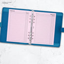 A5 size things to do notepaper organiser refill | Assorted paper