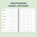 A5 2026 2027 Multitasking Family life spiral diary | Monthly/Weekly
