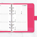 Academic 2026-2027 Week on two pages diary with appointments organiser refill insert | Filofax PERSONAL size COMPATIBLE | 95 x 171mm