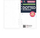 Personal size dotted / dot grid notepaper organiser refill | Essential