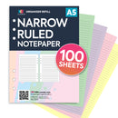 A5 Filofax compatible fashion notepaper value pack organiser refill insert