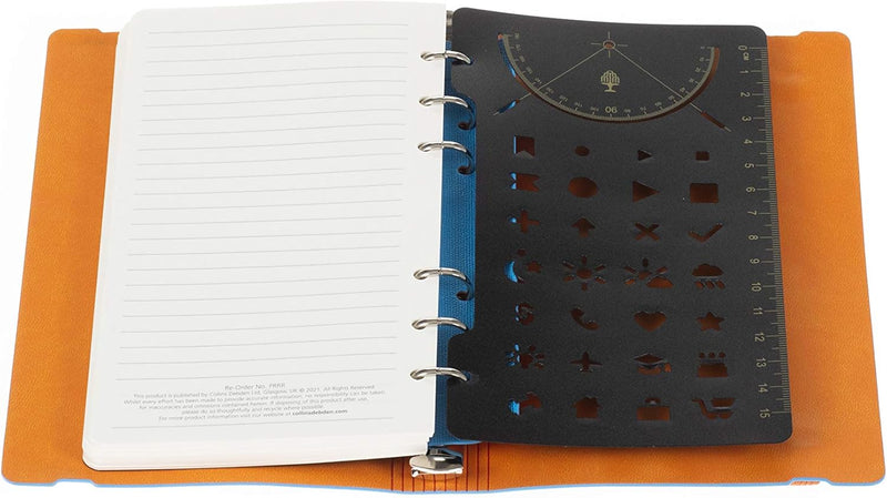 Collins Personal size Undated 6-ring organiser / Blue
