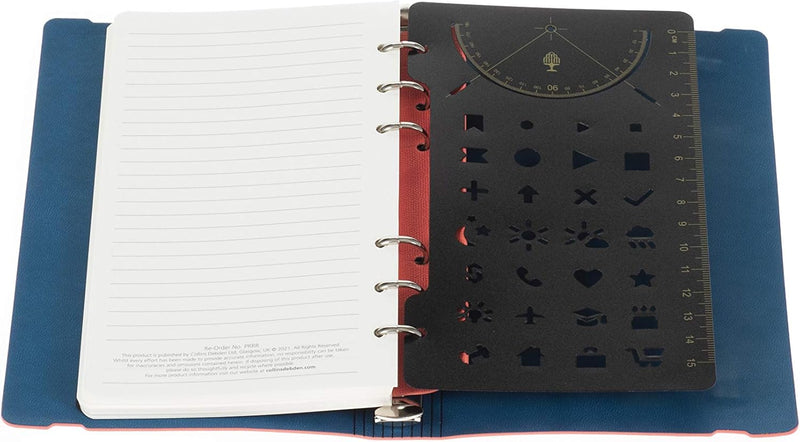 Collins Personal size Undated 6-ring organiser / Pink