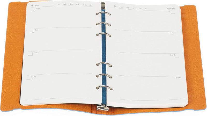 Collins Personal size Undated 6-ring organiser / Blue