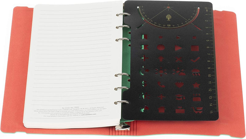 Collins Personal size Undated 6-ring organiser / Green