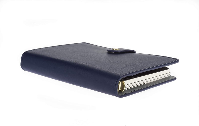 Collins Personal size Undated 6-ring organiser | Hard cover premium | Blue