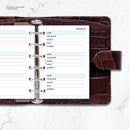 Pocket size Contacts organiser refill | Classic collection