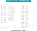 2026 A5 size Diary & Notes organiser refill insert | Filofax A5 COMPATIBLE | Monthly/Weekly | UK holidays