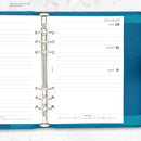 2026 A5 size week on two pages lined organiser diary refill insert Filofax A5 COMPATIBLE | English | UK holidays