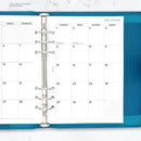 2026 A5 size month on two pages organiser diary refill insert Filofax A5 COMPATIBLE | English | UK holidays