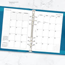 2026 A5 size month on two pages organiser diary refill insert Filofax A5 COMPATIBLE | English | UK holidays