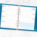 2026 A5 size Week on two pages lined diary organiser refill insert | Filofax A5 COMPATIBLE | Monthly/Weekly | UK holidays