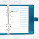 2026 A5 size Diary & Notes organiser refill insert | Filofax A5 COMPATIBLE | Monthly/Weekly | UK holidays