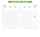 Academic 2026-2027 A5 size week on two pages appointments diary organiser refill insert | Filofax A5 COMPATIBLE | 148 x 210mm