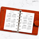 2027 Pocket size Week on two pages lined diary organiser refill | Essential collection