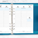 2027 A5 size Week on two pages diary with appointments organiser refill insert | Filofax A5 COMPATIBLE | 148 x 210mm