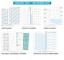 2027 A5 size Week on two pages lined diary organiser refill insert | Filofax A5 COMPATIBLE | 148 x 210mm