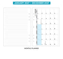 2027 A5 size Week on two pages lined diary organiser refill insert | Filofax A5 COMPATIBLE | 148 x 210mm