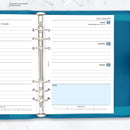 2027 A5 size Week on two pages lined diary organiser refill insert | Filofax A5 COMPATIBLE | 148 x 210mm