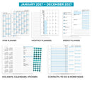 2027 A5 size Diary & Notes organiser refill insert | Filofax A5 COMPATIBLE | 148 x 210mm