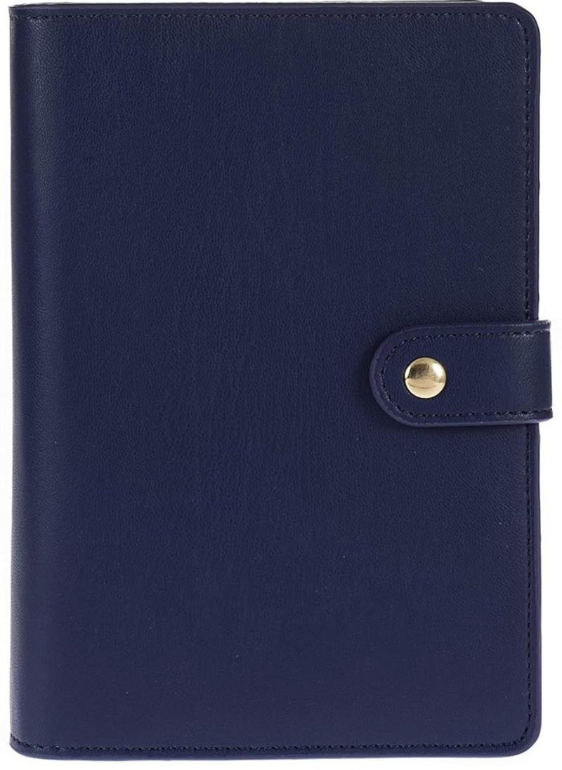 Collins Personal size Undated 6-ring organiser | Hard cover premium | Blue