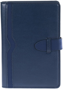 Collins Personal size Undated 6-ring organiser | Hard cover premium | Navy