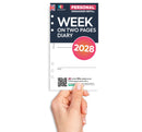 2028 Week on two pages diary organiser refill insert | Filofax PERSONAL size COMPATIBLE