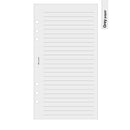 Personal size Wide ruled notepaper organiser refill | Coloured paper