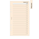 Personal size Things to do notepaper organiser refill | Coloured paper