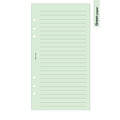 Personal size Wide ruled notepaper organiser refill | Coloured paper